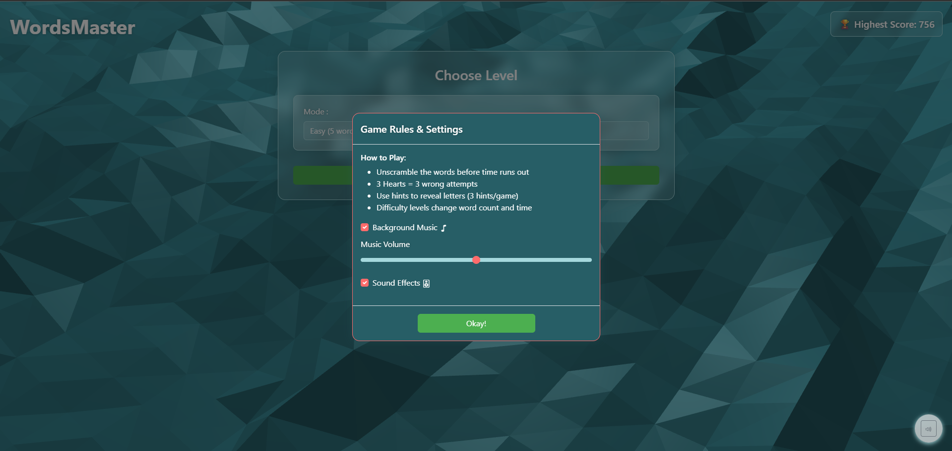 WordsMaster: Guess the Word slide